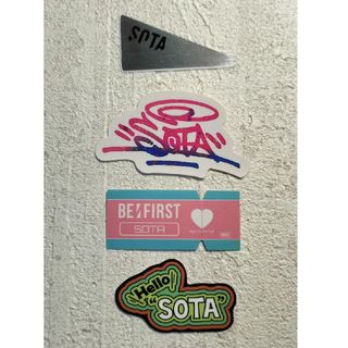 ビーファースト(BE:FIRST)の匿名配送！BE:FIRST ソウタ SOTA ステッカーセット(ミュージシャン)