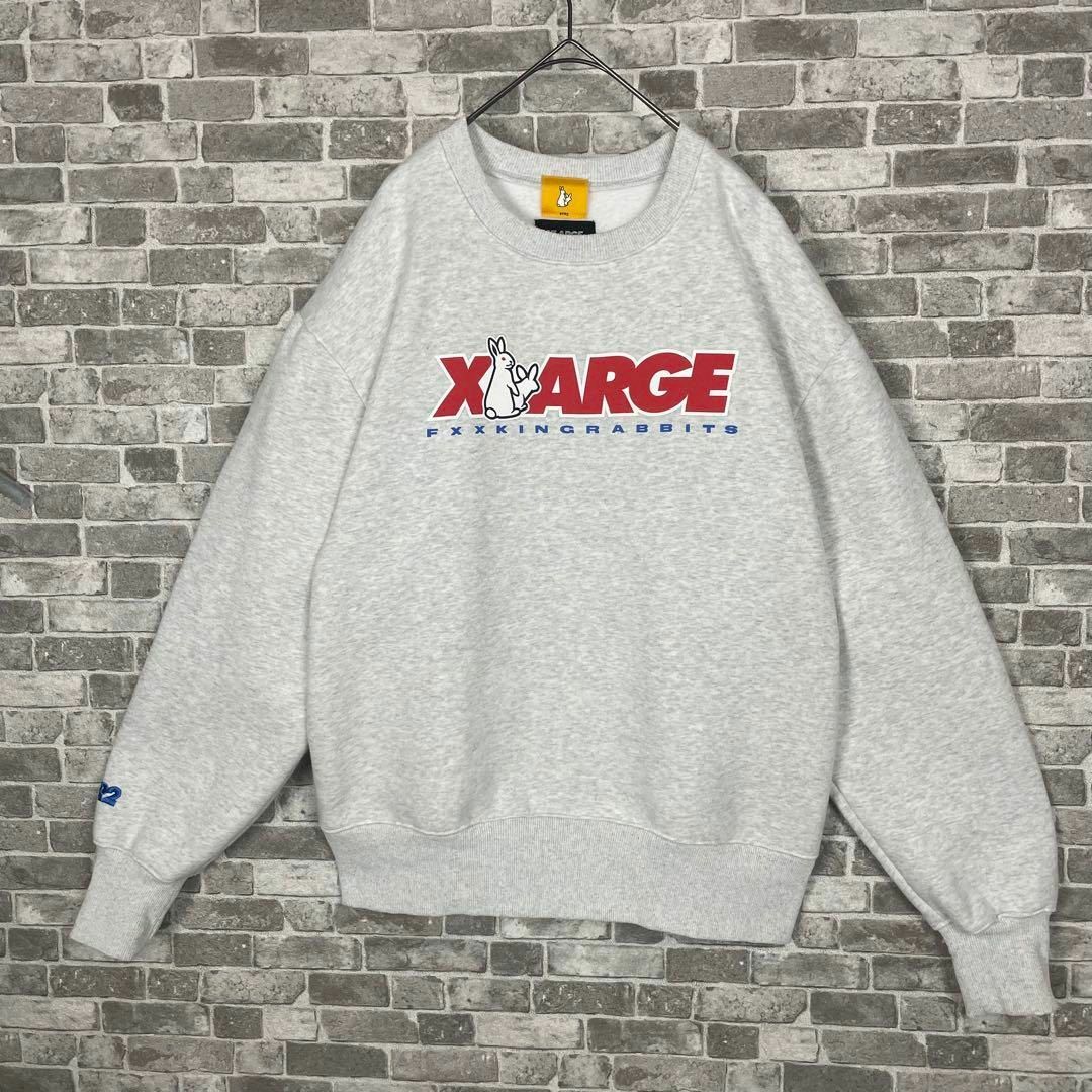 【入手困難モデル】FR2 XLARGE 佐藤ノア着用　デカロゴ　スウェット　希少