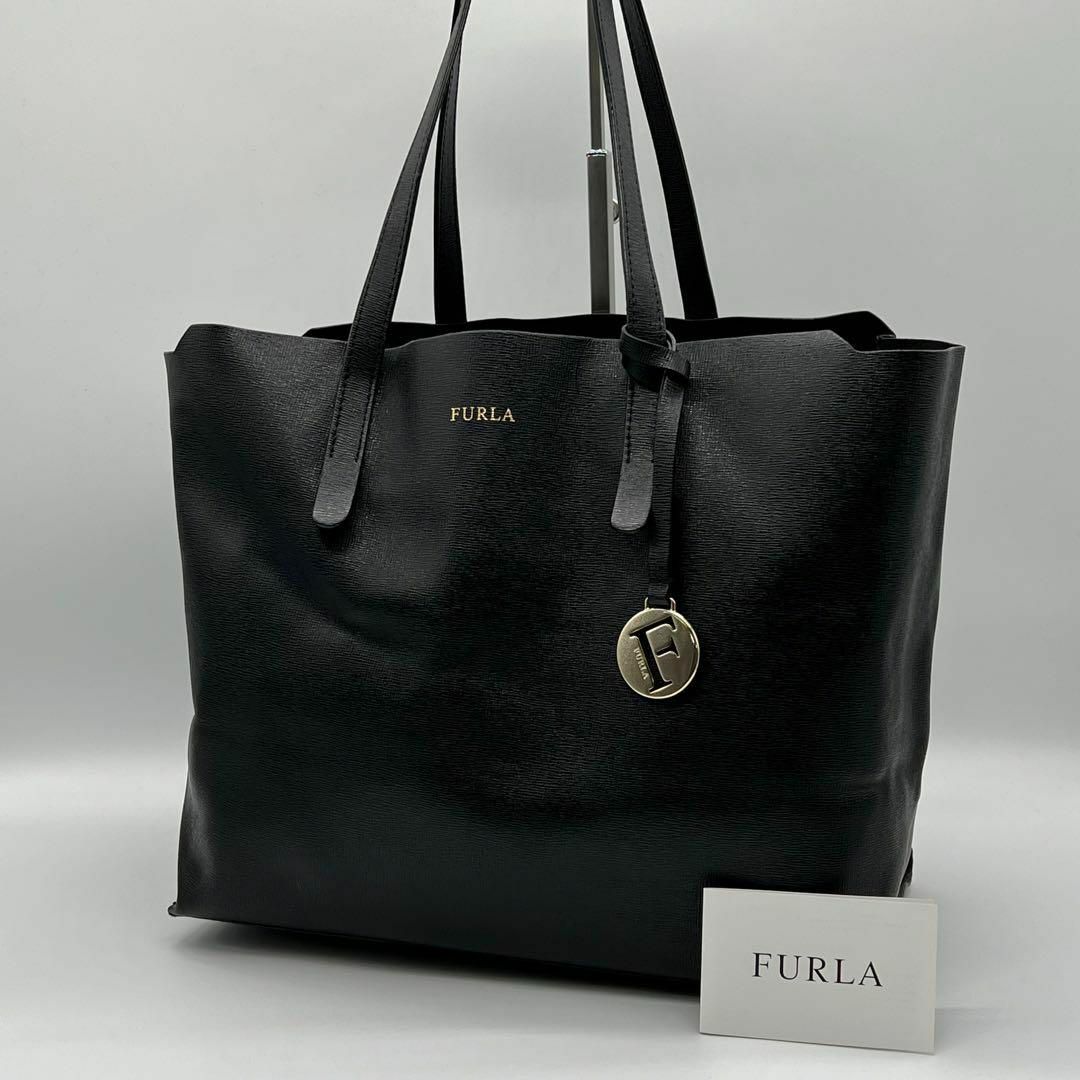 ✨美品✨️FURLA SALLY サリー ハンドバッグ トートバッグ ブラック