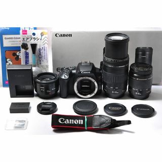 キヤノン(Canon)の❤️極美品❤️Canon EOS Kiss X10 単焦点&標準&超望遠トリプル(デジタル一眼)