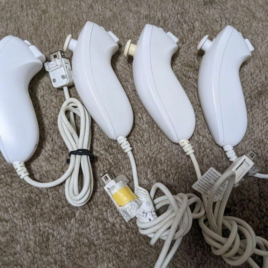 最終決算 Wii - Wiiリモコン ヌンチャク Wii 【送料無料4個】ニンテンドー アクセサリ、周辺機器
