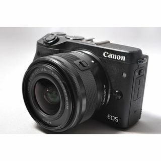 キヤノン(Canon)の❤️極上美品❤️Canon ミラーレス一眼カメラ EOS M3 レンズキット(ミラーレス一眼)