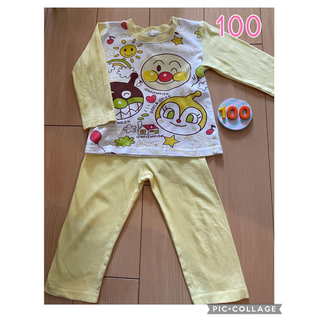 アンパンマン(アンパンマン)のアンパンマン　パジャマ　110（小さめなので100で出品）(パジャマ)