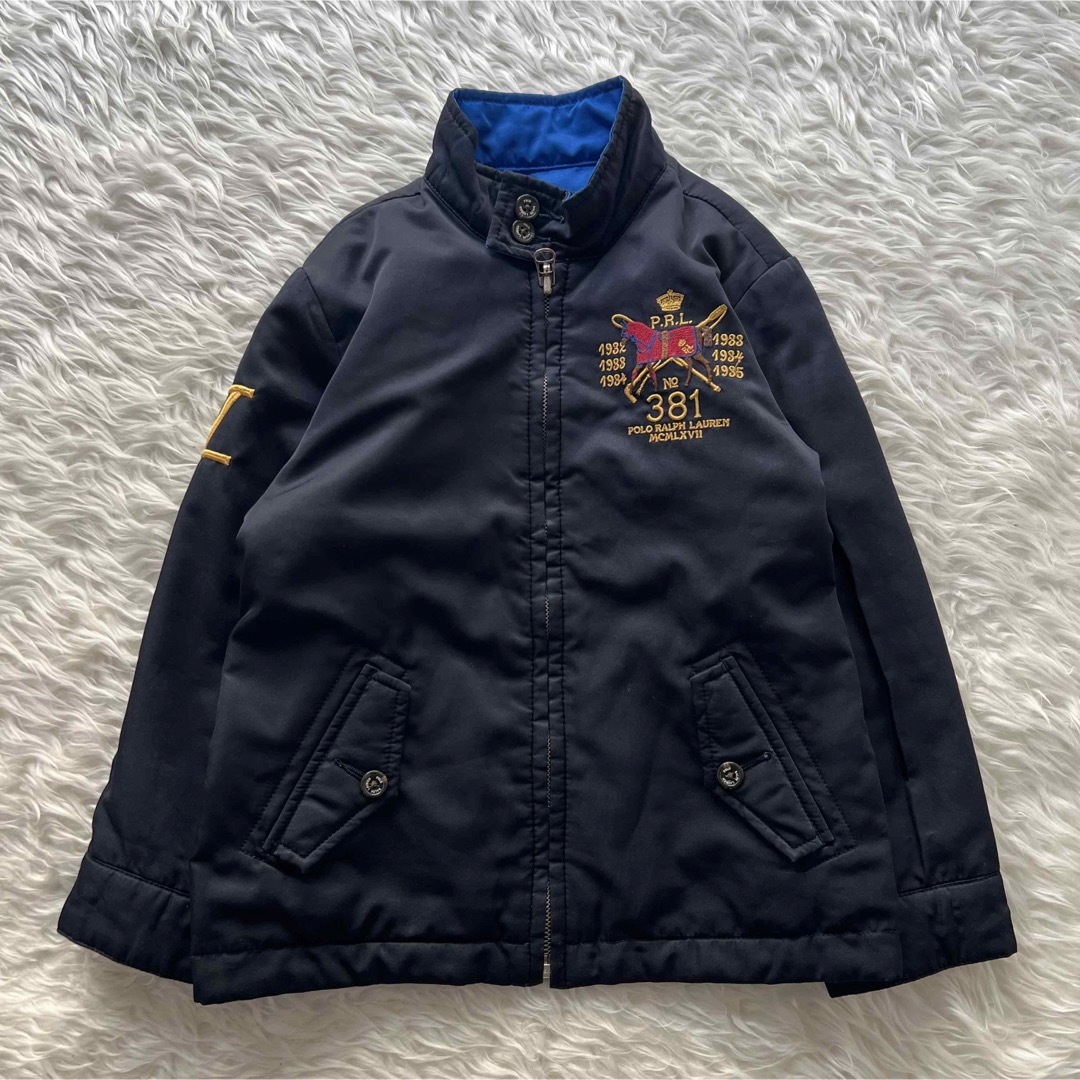 POLO RALPH LAUREN(ポロラルフローレン)の90S ポロ ラルフローレン リバーシブル ジャケット キッズ 120 キッズ/ベビー/マタニティのキッズ服男の子用(90cm~)(ジャケット/上着)の商品写真