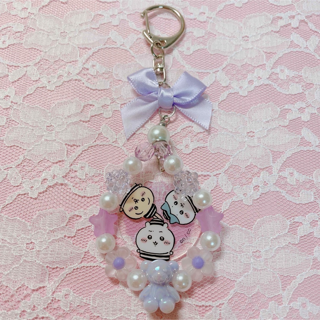 ちいかわ - *ハンドメイド ちいかわ ビーズキーホルダー ちいかわ - *ハンドメイド ちいかわ ビーズキーホルダー