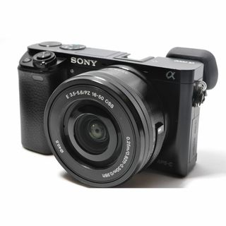 ソニー(SONY)の❤️極上美品❤️Sony ソニー α6000 パワーズームレンズキット ブラック(ミラーレス一眼)