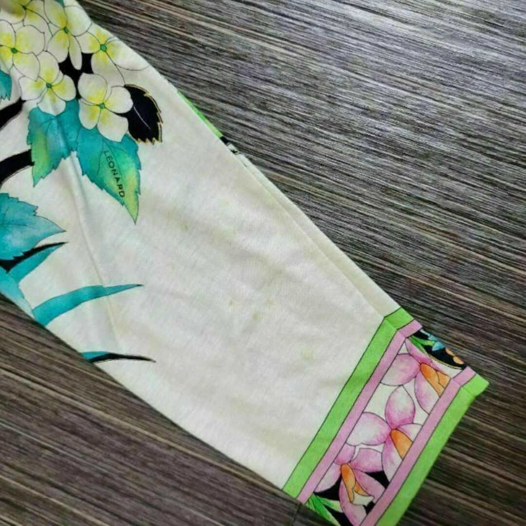 レオナール フラワー柄 上品 可愛い ブラウス ジャケット コート Tシャツ
