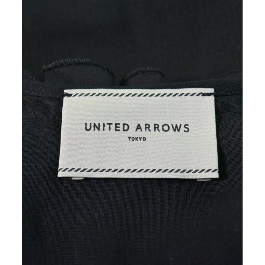 UNITED ARROWS(ユナイテッドアローズ)のUNITED ARROWS ユナイテッドアローズ ブラウス F 黒 【古着】【中古】 レディースのトップス(シャツ/ブラウス(長袖/七分))の商品写真