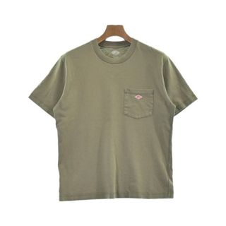 ダントン(DANTON)のDANTON ダントン Tシャツ・カットソー 40(L位) カーキ 【古着】【中古】(Tシャツ/カットソー(半袖/袖なし))