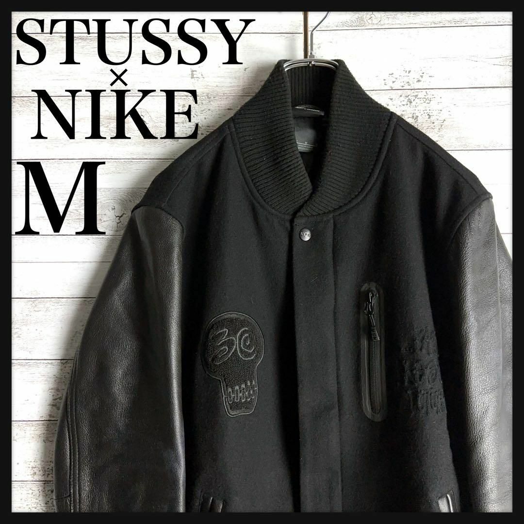 STUSSY スタジャン　レザー　アウター