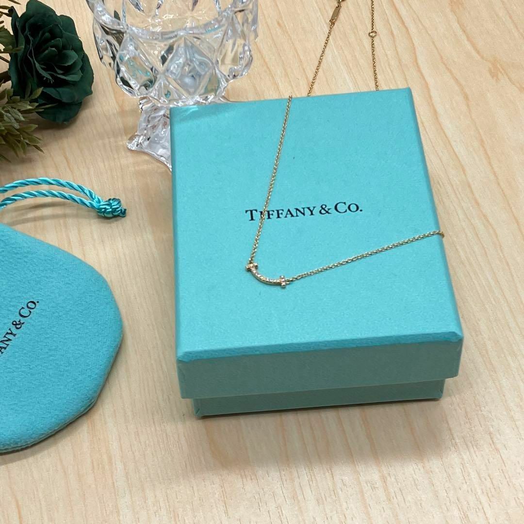 Tiffany & Co. - ティファニー Tスマイル ミニ ダイヤモンド 18K 750