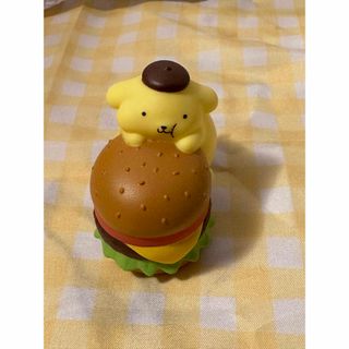 ポムポムプリン(ポムポムプリン)のポムポムプリン　たべすぎちゃった　ぷくぷくソフビ　ガチャガチャ(アニメ/ゲーム)