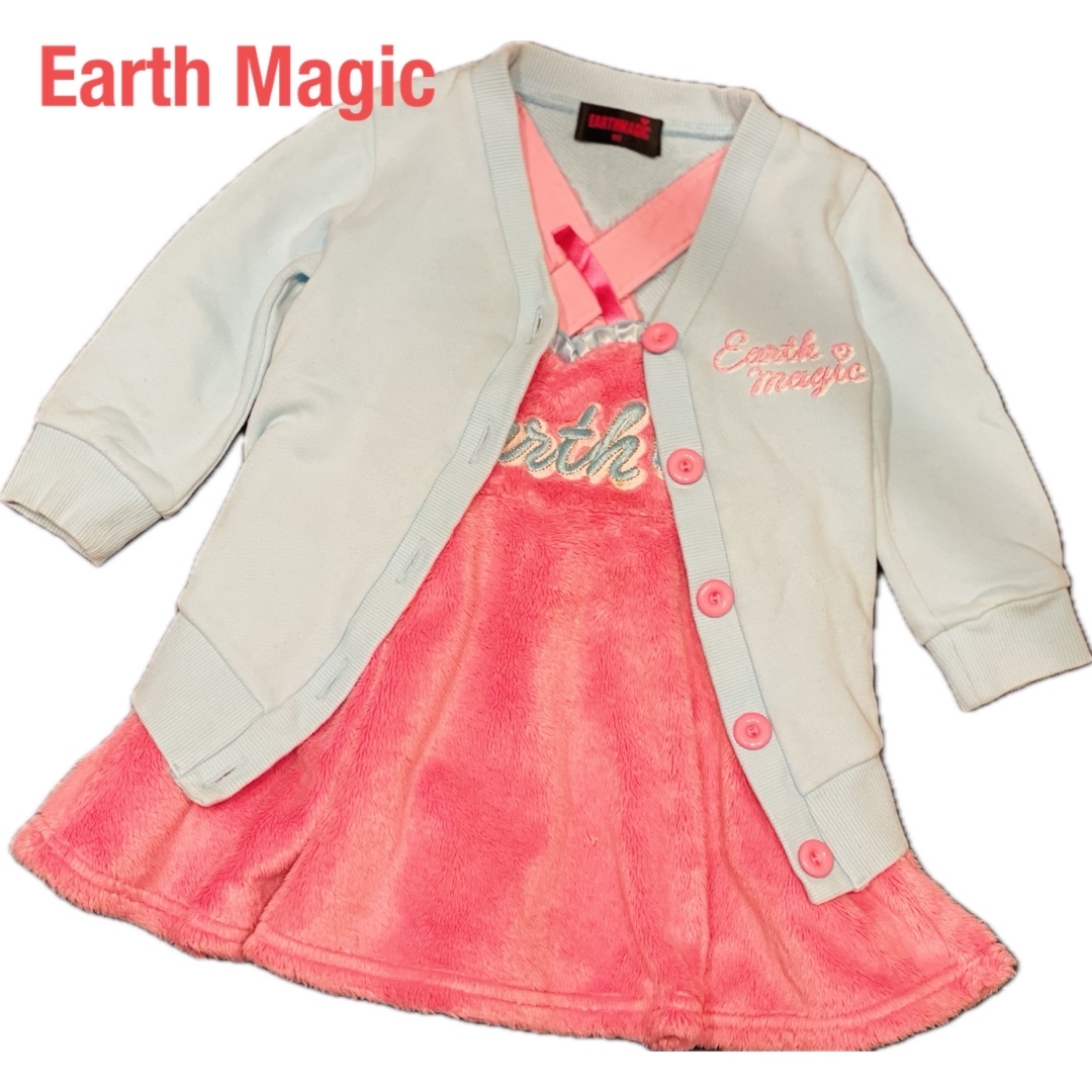EARTHMAGIC(アースマジック)のEarth Magic セット キッズ/ベビー/マタニティのキッズ服女の子用(90cm~)(ワンピース)の商品写真