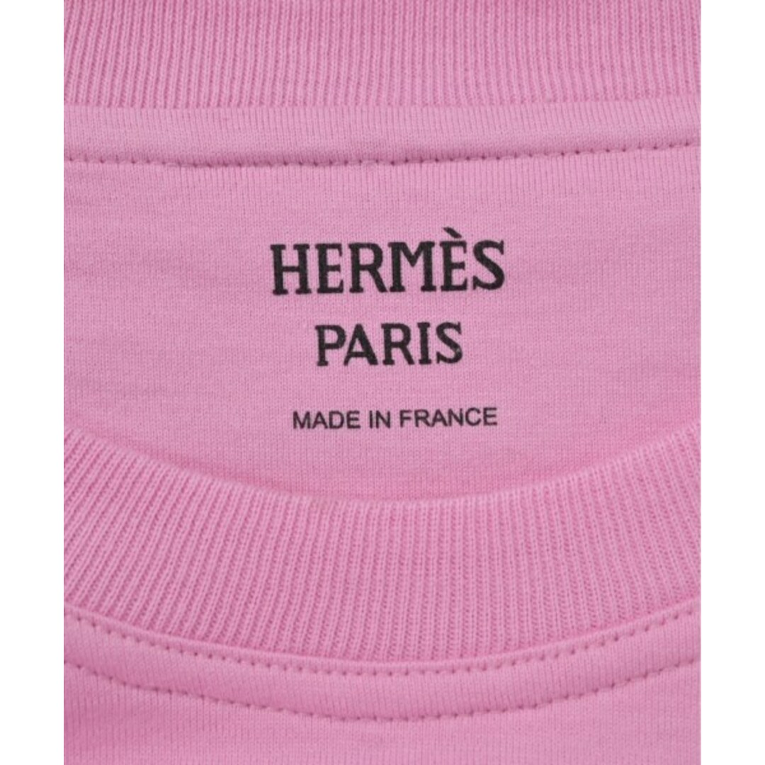 Hermes(エルメス)のHERMES エルメス Tシャツ・カットソー 38(S位) ピンク 【古着】【中古】 レディースのトップス(カットソー(半袖/袖なし))の商品写真