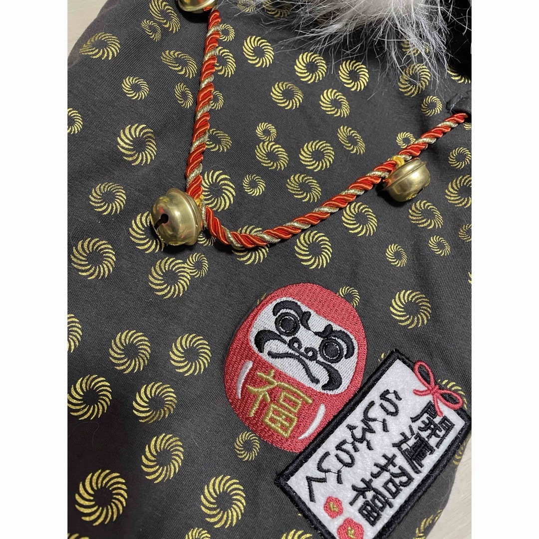 犬服 お正月 開運獅子舞ポンチョ LIFE LIKE その他のペット用品(犬)の商品写真