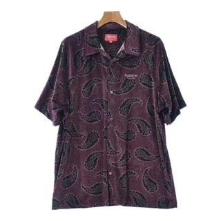 シュプリーム(Supreme)のSupreme シュプリーム カジュアルシャツ XL 紫 【古着】【中古】(シャツ)