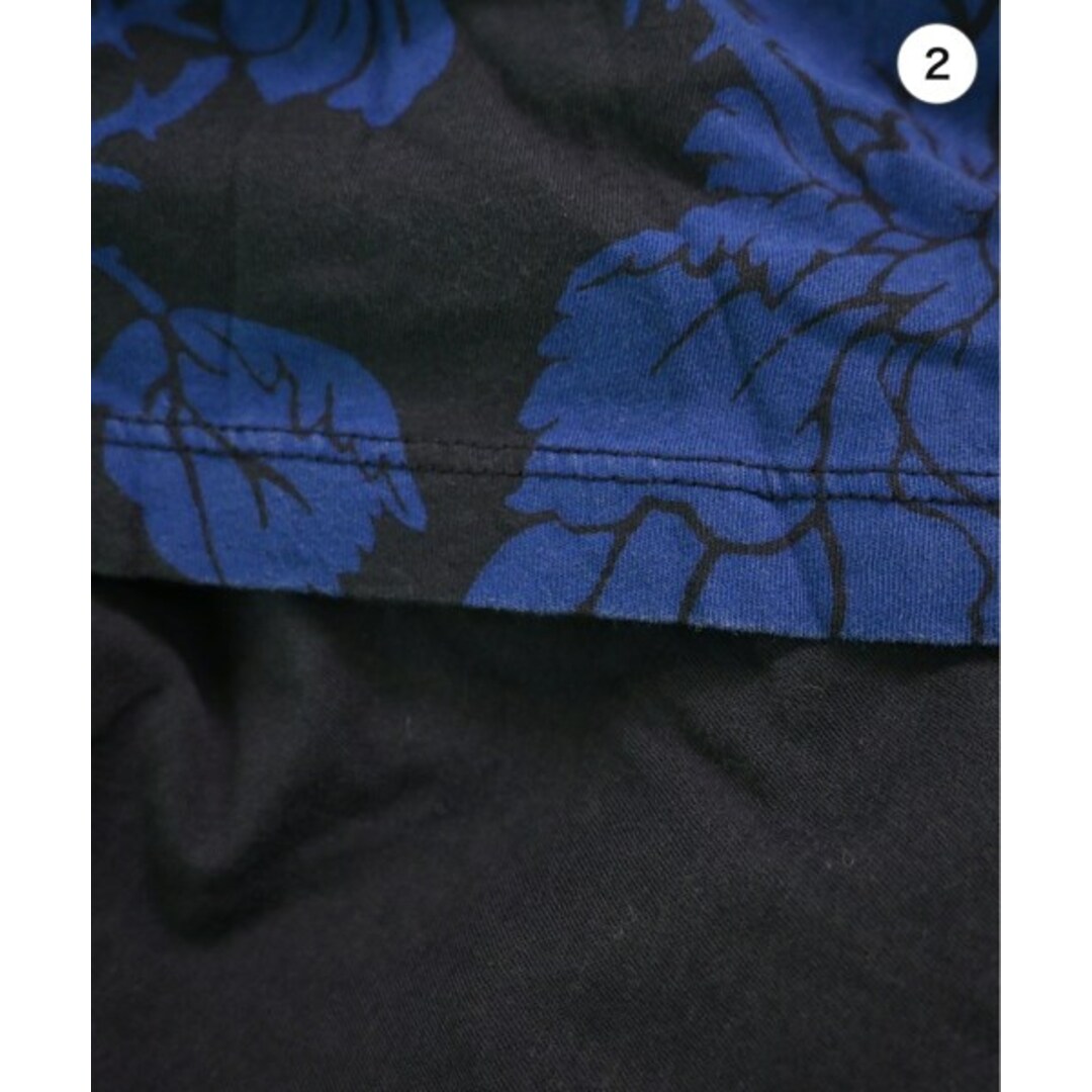 DRIES VAN NOTEN(ドリスヴァンノッテン)のDRIES VAN NOTEN Tシャツ・カットソー S 黒x紺 【古着】【中古】 レディースのトップス(カットソー(半袖/袖なし))の商品写真