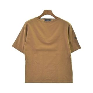 セントジェームス(SAINT JAMES)のSAINT JAMES セントジェームス Tシャツ・カットソー 1(XS位) 茶 【古着】【中古】(カットソー(半袖/袖なし))