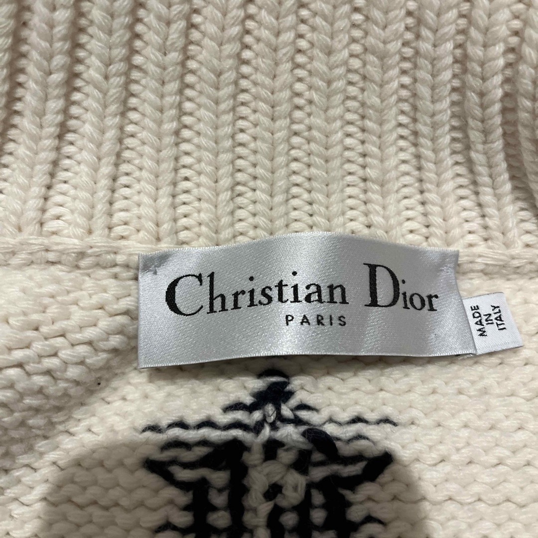 Christian Dior(クリスチャンディオール)のクリスチャンディオール　ニットカーディガン レディースのトップス(カーディガン)の商品写真