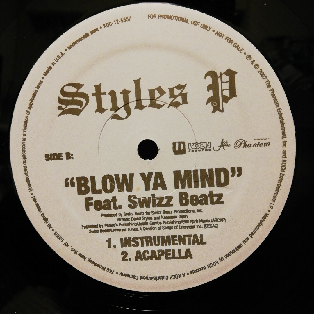 BLOW YA MIND / STYLES P f SWIZZ BEATZ エンタメ/ホビーのエンタメ その他(その他)の商品写真