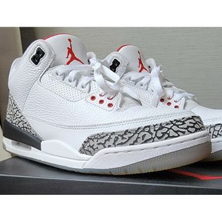 ジョーダン(Jordan Brand（NIKE）)のJordan 3  Free Throw Line White Cement(スニーカー)