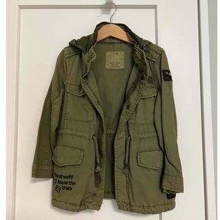 ザラキッズ(ZARA KIDS)のZARA ザラ size5 110cm ミリタリージャケット 美品(ジャケット/上着)