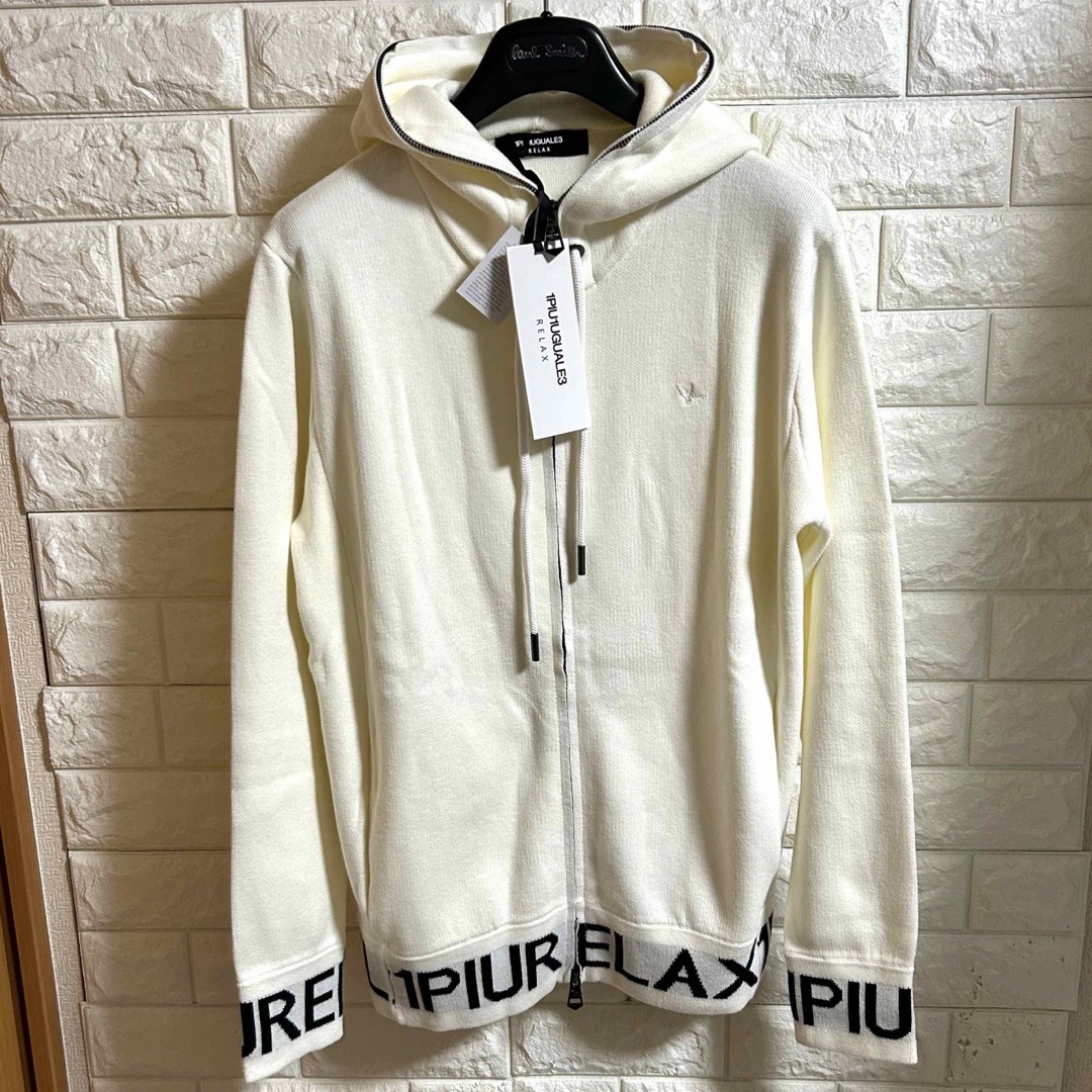 1piu1uguale3 - 【新品】1PIU1UGUALE3 RELAX/リブロゴ ニット