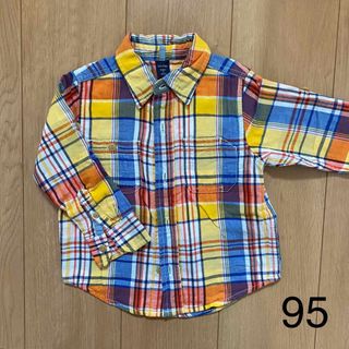 ベビーギャップ(babyGAP)のギャップ　チェックシャツ95(ブラウス)