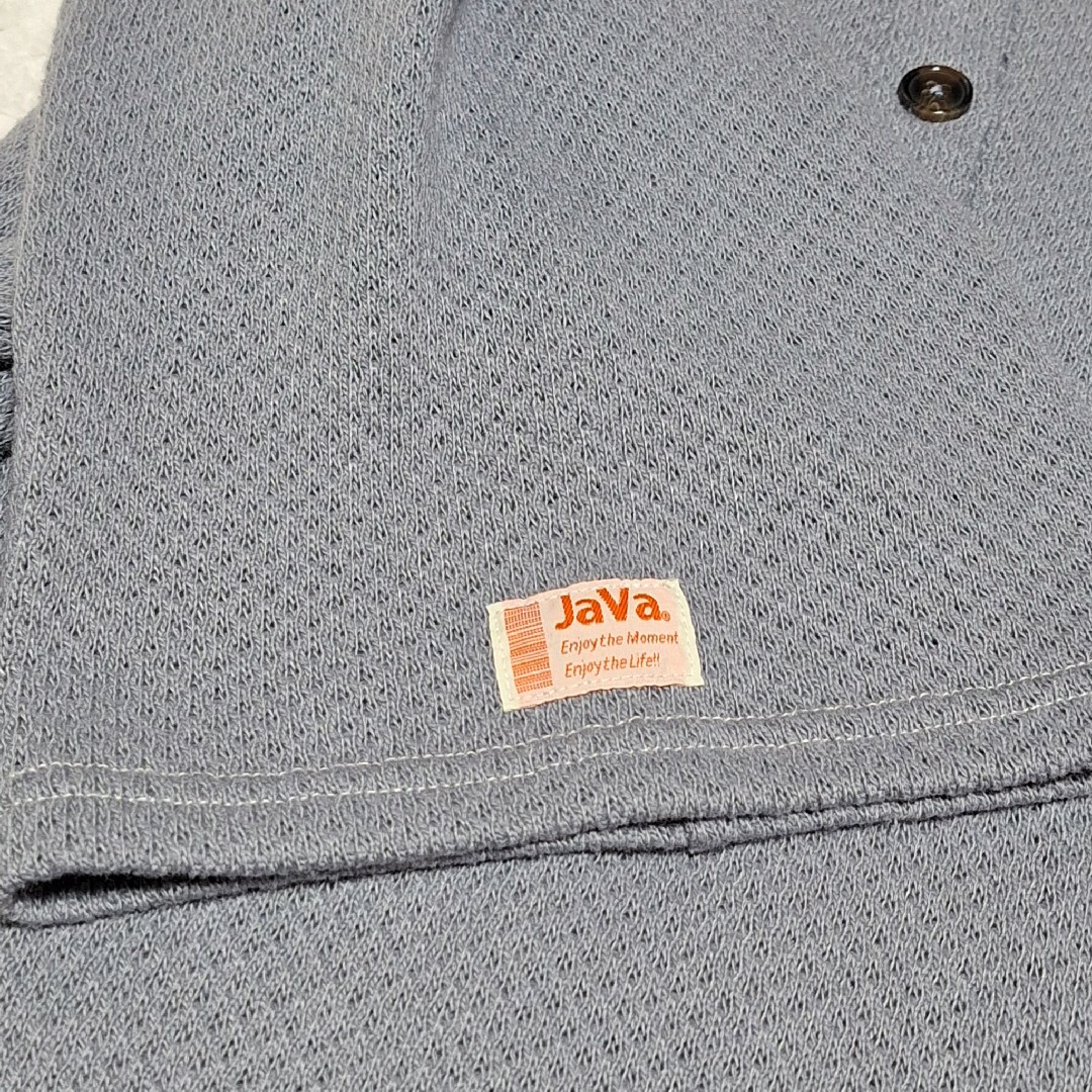 大きめサイズ　アースグレー　変形裏毛オーバートップス レディースのトップス(ニット/セーター)の商品写真