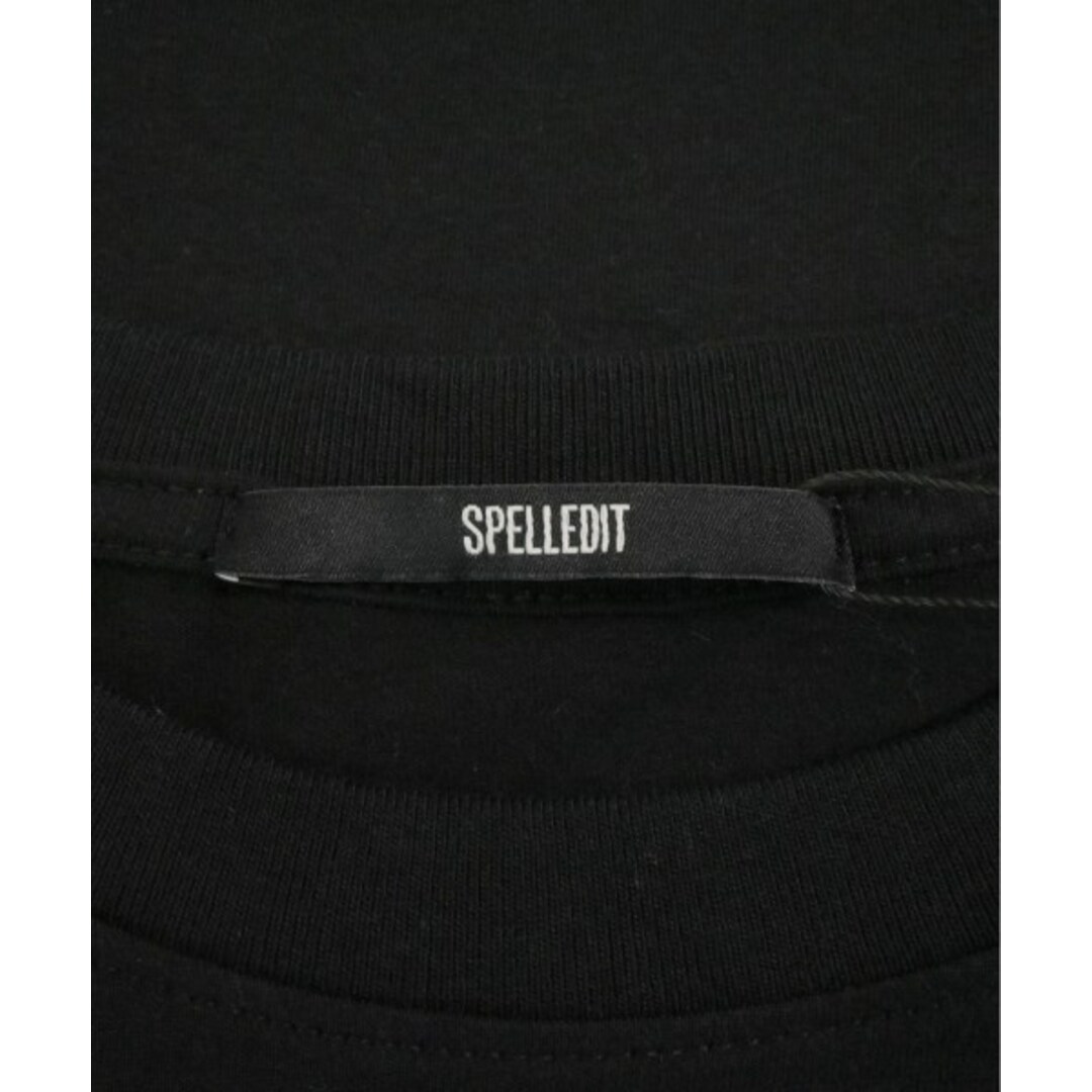 SPELLEDIT スペルエディット Tシャツ・カットソー -(L位) 黒 【古着】【中古】の通販 by RAGTAG online｜ラクマ