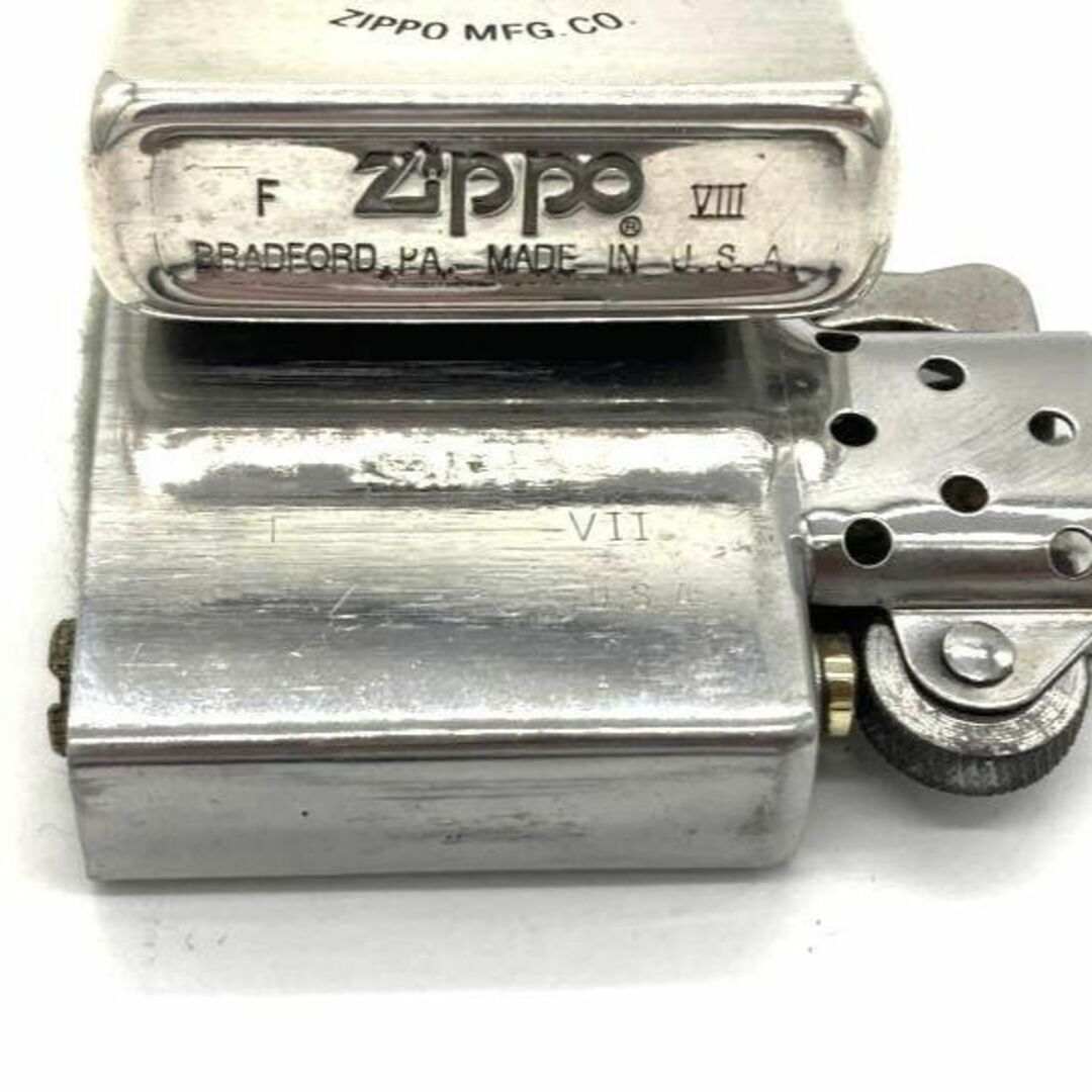 ZIPPO(ジッポー)の1992年製ZIPPOビンテージ ロゴ シルバーコーティングモデル メンズのファッション小物(タバコグッズ)の商品写真