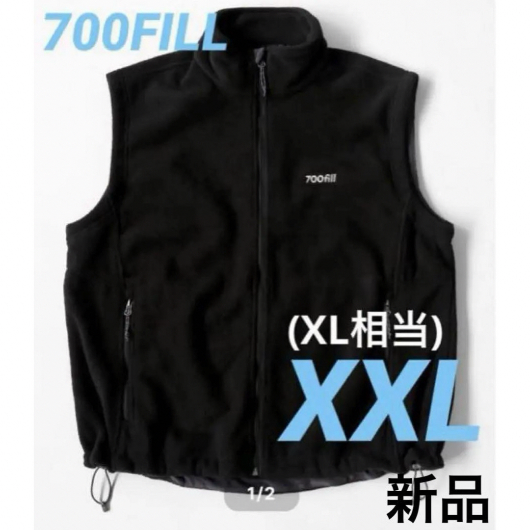 1LDK SELECT(ワンエルディーケーセレクト)の700FILL Fleece Vest フリースベスト XXL ennoy メンズのトップス(ベスト)の商品写真