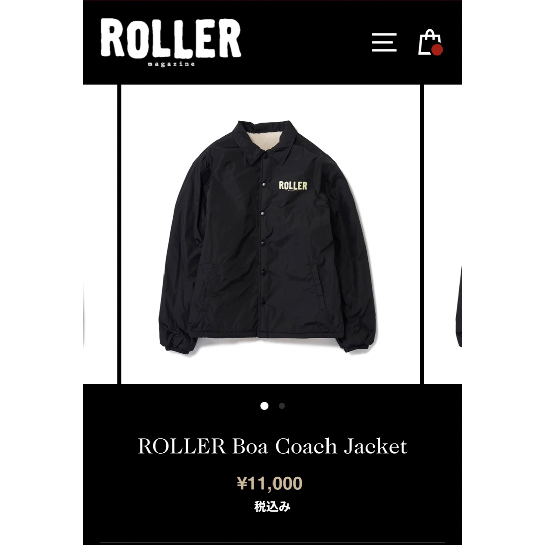 NEIGHBORHOOD - XL ローラーマガジン ROLLER Boa Coach Jacketの NEIGHBORHOOD - XL ローラーマガジン ROLLER Boa Coach Jacketの