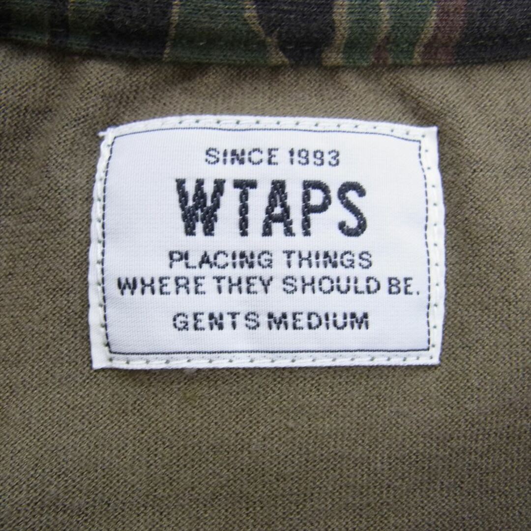 W)taps(ダブルタップス)のWTAPS ダブルタップス Ｔシャツ DESIGN SS 05 TEE カモ柄 プリント Tシャツ ダークブラウン系 ブラウン系 カーキ系 medium【中古】 メンズのトップス(シャツ)の商品写真
