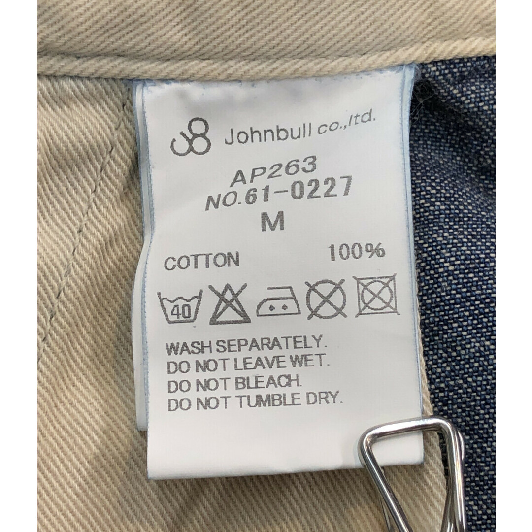 JOHNBULL(ジョンブル)のジョンブル Johnbull デニムオーバーオール    レディース M レディースのパンツ(サロペット/オーバーオール)の商品写真