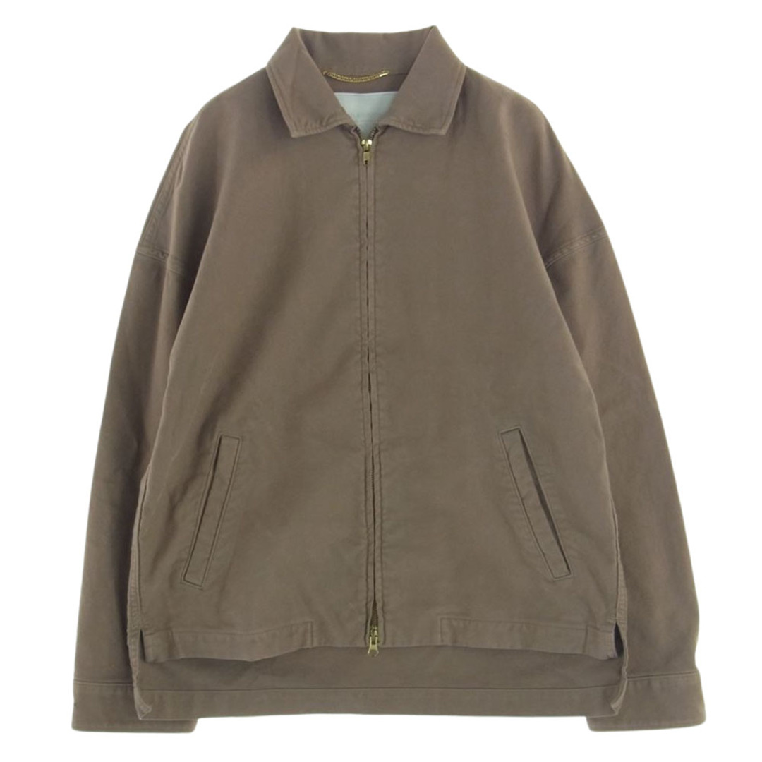 UNITED ARROWS ユナイテッドアローズ ジャケット ＆ SONS アンド サンズ FATIGUE ZIP JACKET  ライトブラウン系 M約56cm袖丈