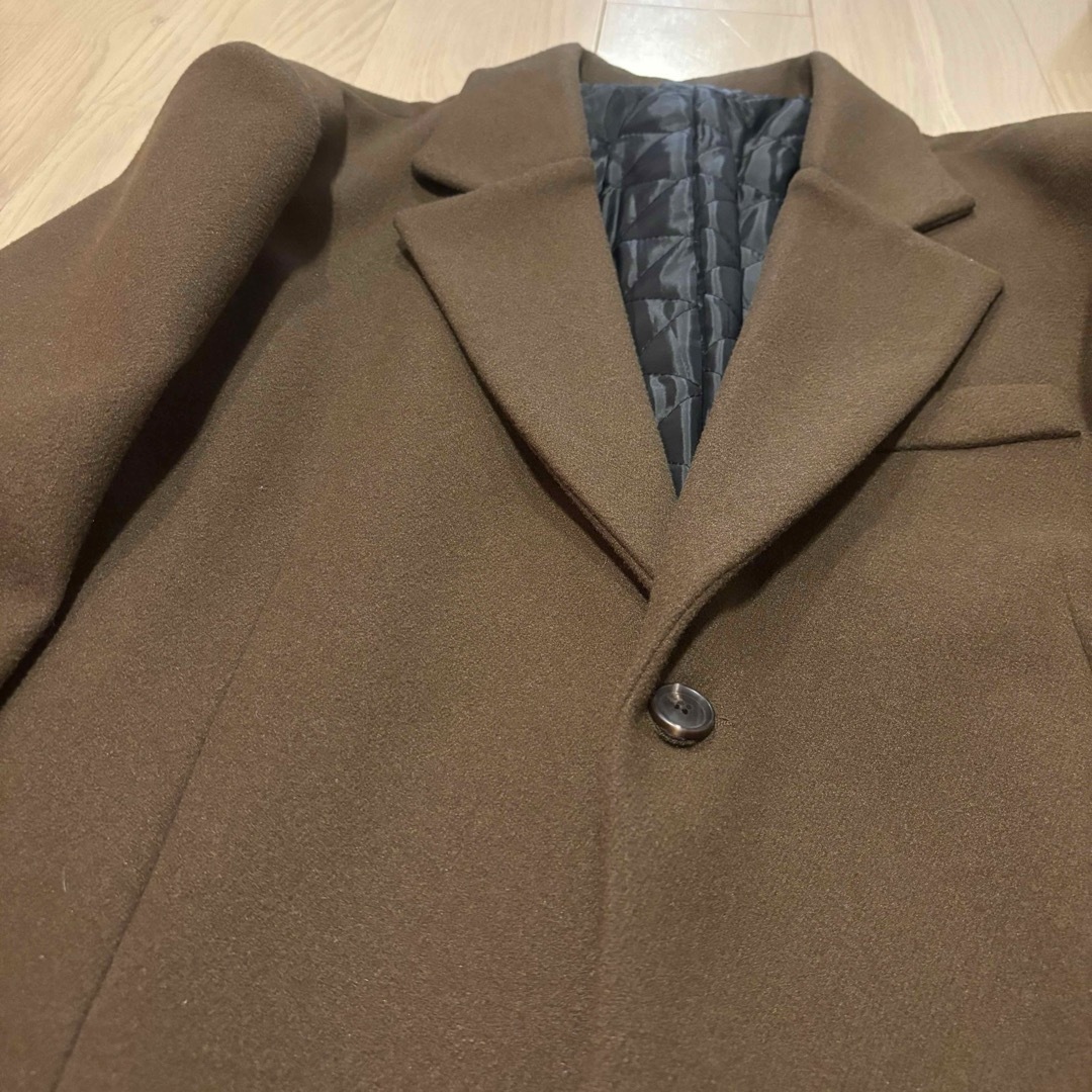 美品 Source unknown dark brown over jacket