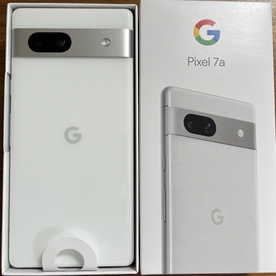 Google(グーグル)のGoogle Pixel 7a Snow SIMフリー 未使用 スマホ/家電/カメラのスマートフォン/携帯電話(スマートフォン本体)の商品写真