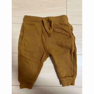 ザラ(ZARA)のZARA ベビーパンツ　6-9M 74 キャメル(パンツ)