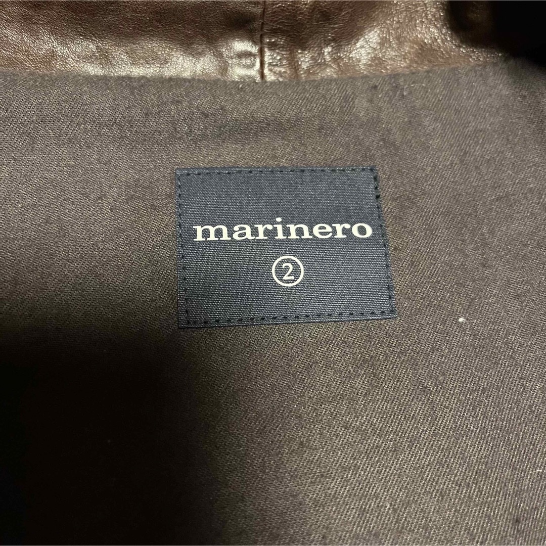 quadro クオドロ marineroマリネロ ラムレザージャケット  羊皮 メンズのジャケット/アウター(レザージャケット)の商品写真