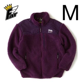 FAT BISON ボアフリース TITCH Mサイズ  PURPLE