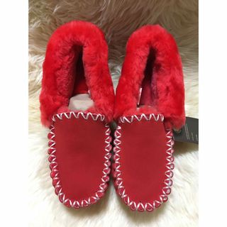 アグ(UGG)の可愛いオーストラリアUGG POPOモカシン(スリッポン/モカシン)