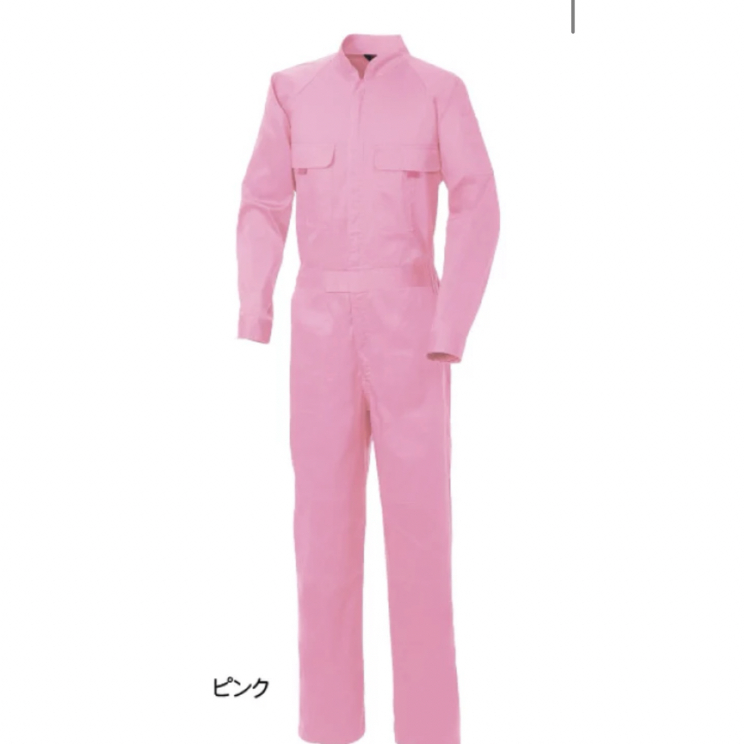 長袖つなぎ ピンク Mサイズ レディースのレディース その他(セット/コーデ)の商品写真