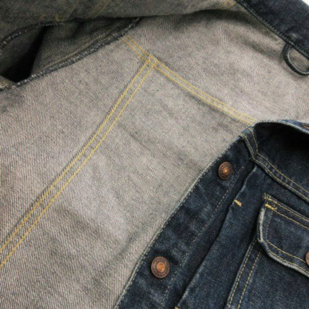 SLY(スライ)のスライ Jeans ジャケット デニム Gジャン ジージャン スナップ 1 紺 レディースのジャケット/アウター(Gジャン/デニムジャケット)の商品写真