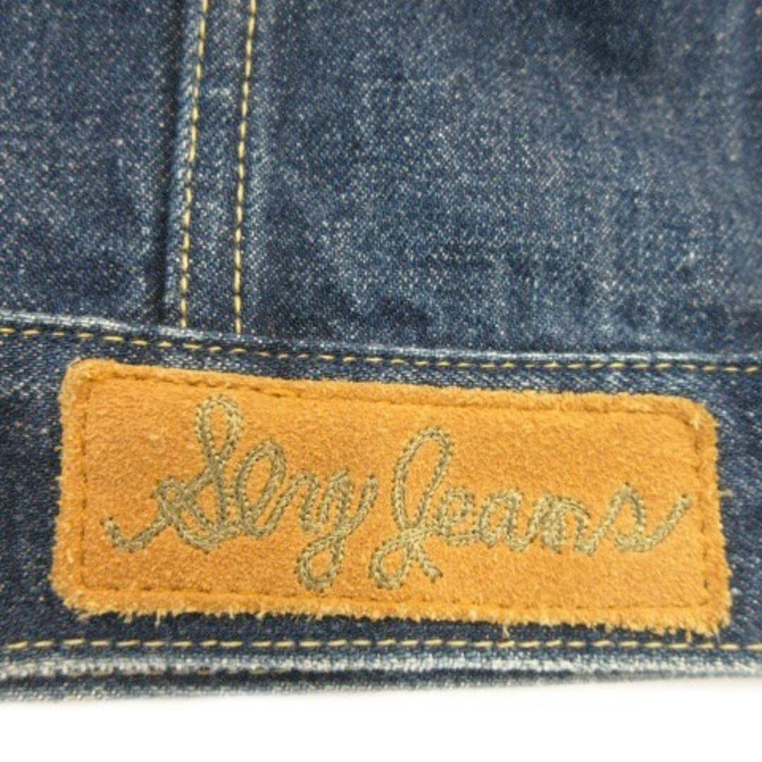 SLY(スライ)のスライ Jeans ジャケット デニム Gジャン ジージャン スナップ 1 紺 レディースのジャケット/アウター(Gジャン/デニムジャケット)の商品写真