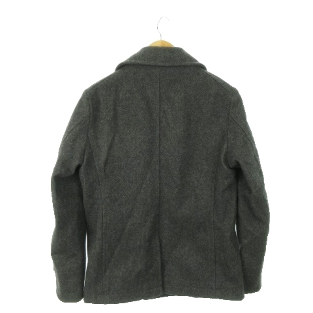 ユナイテッドアローズ Pコート ピーコート ダブル ウール M ダークグレー メンズのジャケット/アウター(ピーコート)の商品写真