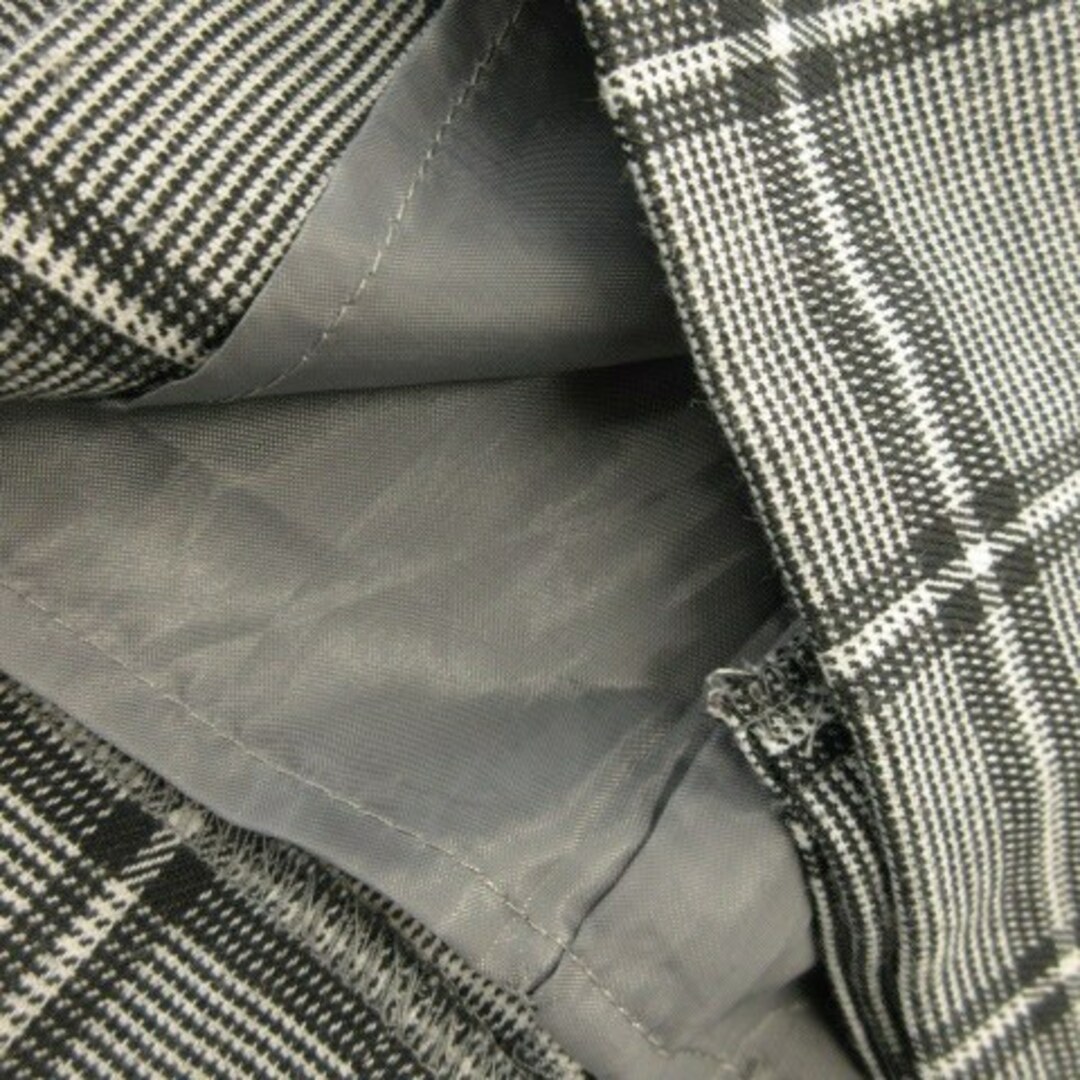 anySiS(エニィスィス)のanySiS スカート 台形 ひざ丈 ウール混 チェック ベルト 2 グレー レディースのスカート(ひざ丈スカート)の商品写真