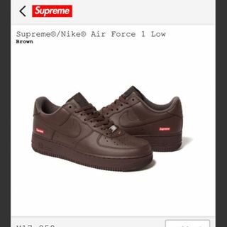 シュプリーム(Supreme)の付属品完備　supreme®︎NIKE®︎ AIR Force 1 low(スニーカー)