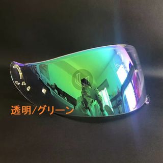 ショウエイ(SHOEI)のSHOEI GT-AIR GT-AIR2 NEOTEC 透明/グリーン シールド(ヘルメット/シールド)