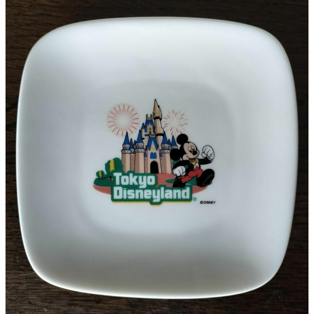 Disney(ディズニー)の２枚set ディズニーリゾート　スクエア　皿　キリン　コラボ　TDL インテリア/住まい/日用品のキッチン/食器(食器)の商品写真